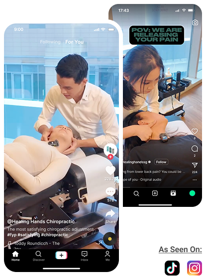 Healing hands chiropractic TikTok