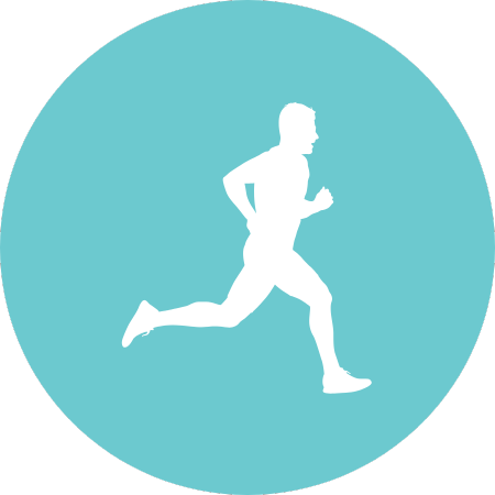 Sports running icon